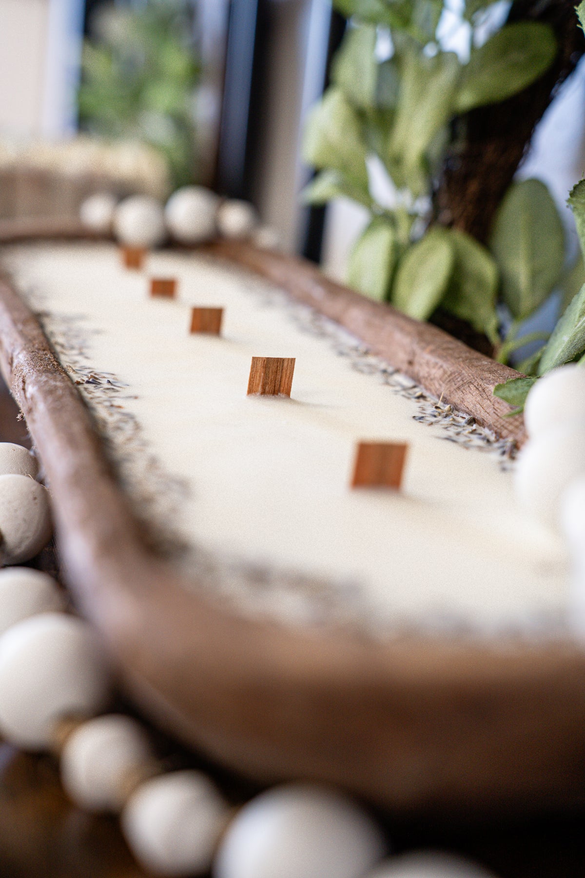 Large Wooden Boat Candle