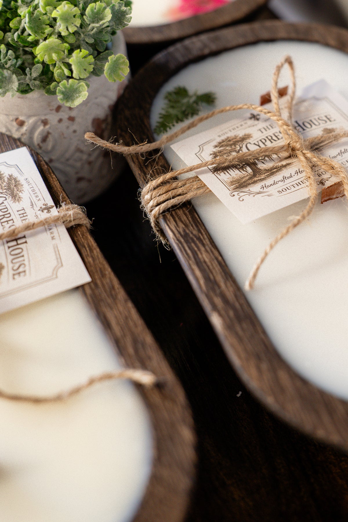 Medium Wooden Boat Bowl Candle | Southern Gentleman